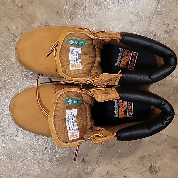 TIMBERLAND PRO LEATHER WORKBOOTS UNISEX - Picture 2 of 5